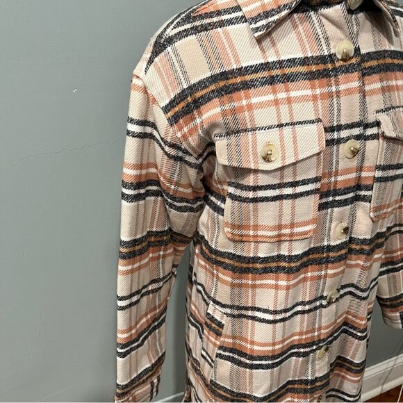 NWT Universal Thread Mid Length Plaid Shirt Jacket Size XS - Picture 7 of 11